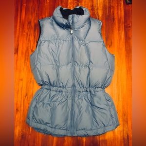 PACIFIC TRAIL BLUE DOWN FILLED VEST  WOMEN'S SZ M Vintage Great Condition